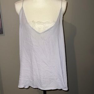 Free people Flowing tank top with built in lace bralette
